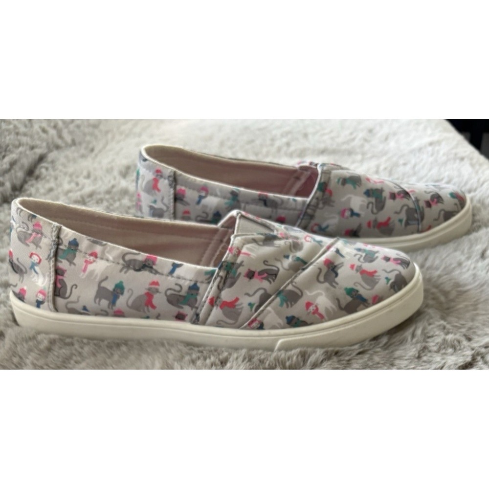 isaac mizrahi shoes size 10 woman's cat themed slip-on